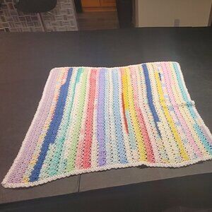 Handmade Crochet Baby Blanket, Afghan
